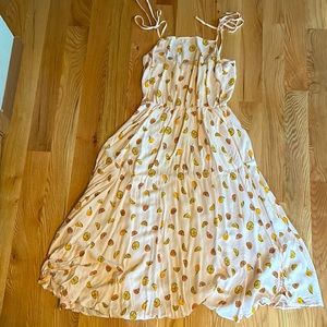 A New Day Dress, Size Small, Pink with fruit